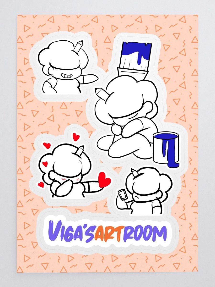 Viga's Art Room Sticker Sheet 2 product image (3)