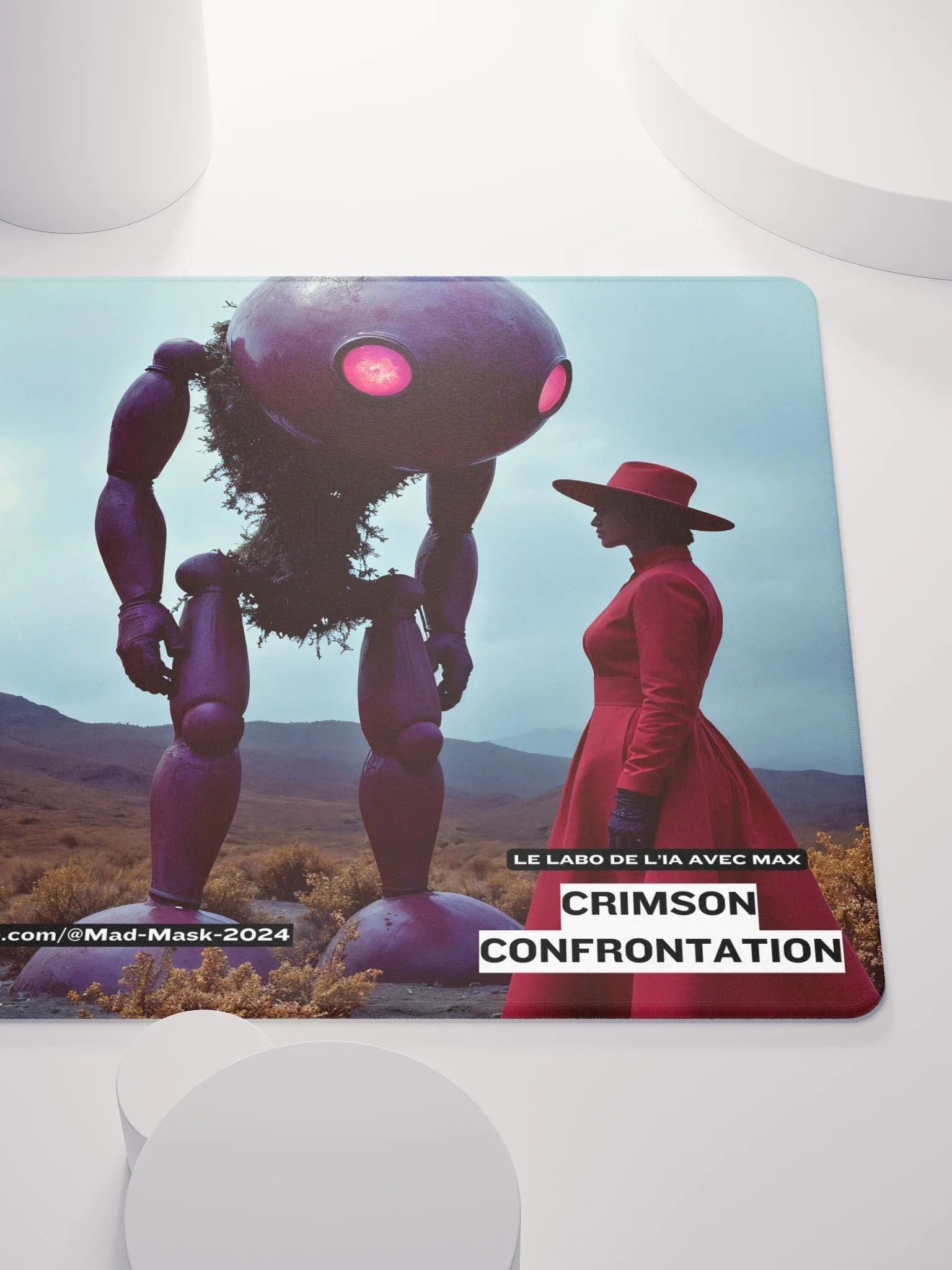 Mouse Pad Gaming Crimson Confrontation product image (5)