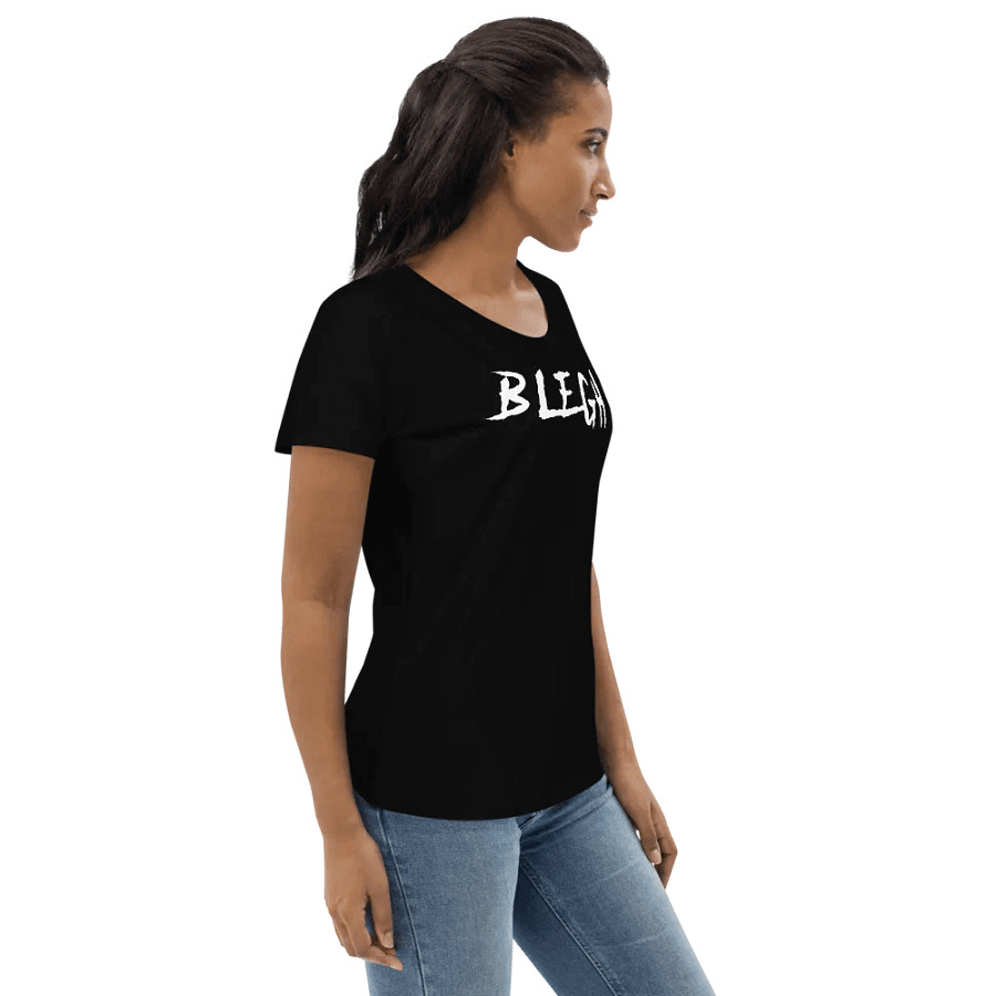 Women's Fitted Shirt with Purple Logo on Back product image (4)