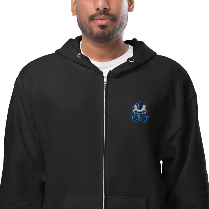 Sewitscher Blue Fleece Zip Up Hoodie product image (1)