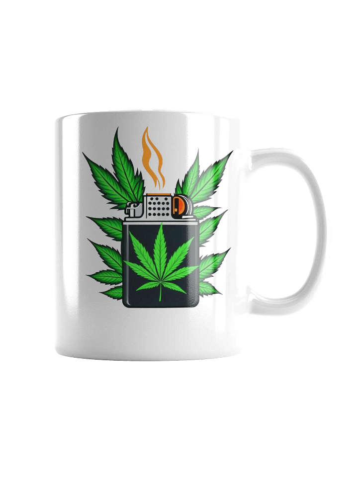 Cannabis Leaf Lighter Mug product image (1)