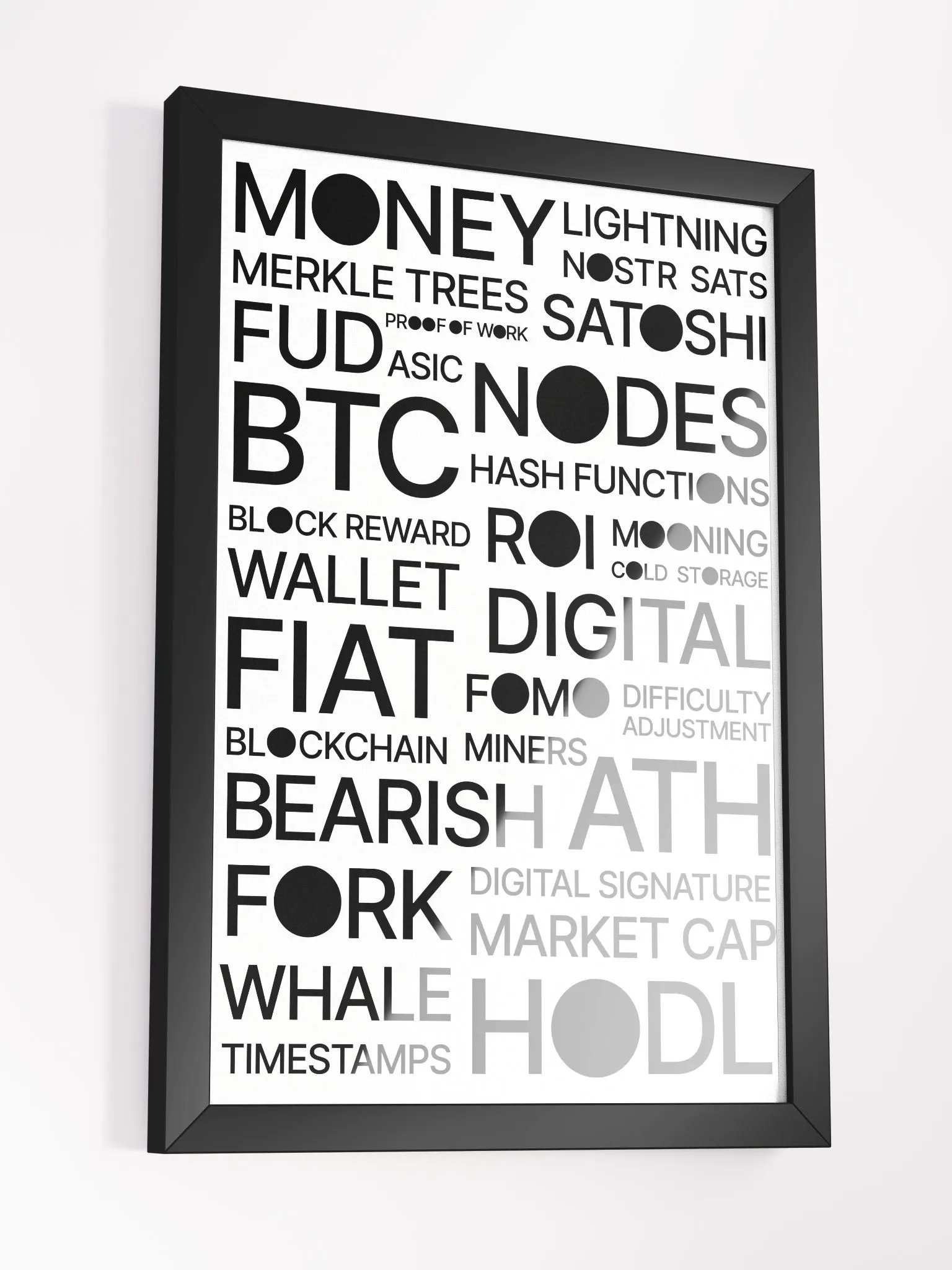 Bitcoin Universe Poster [framed] product image (3)