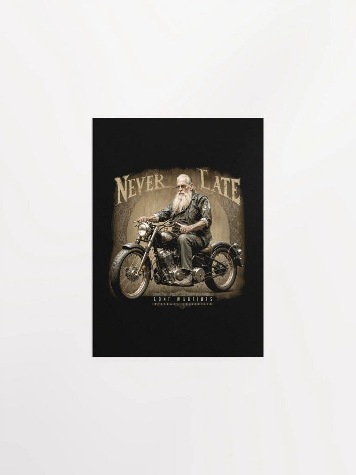 Never Late ( Matte Paper Poster ) product image (1)