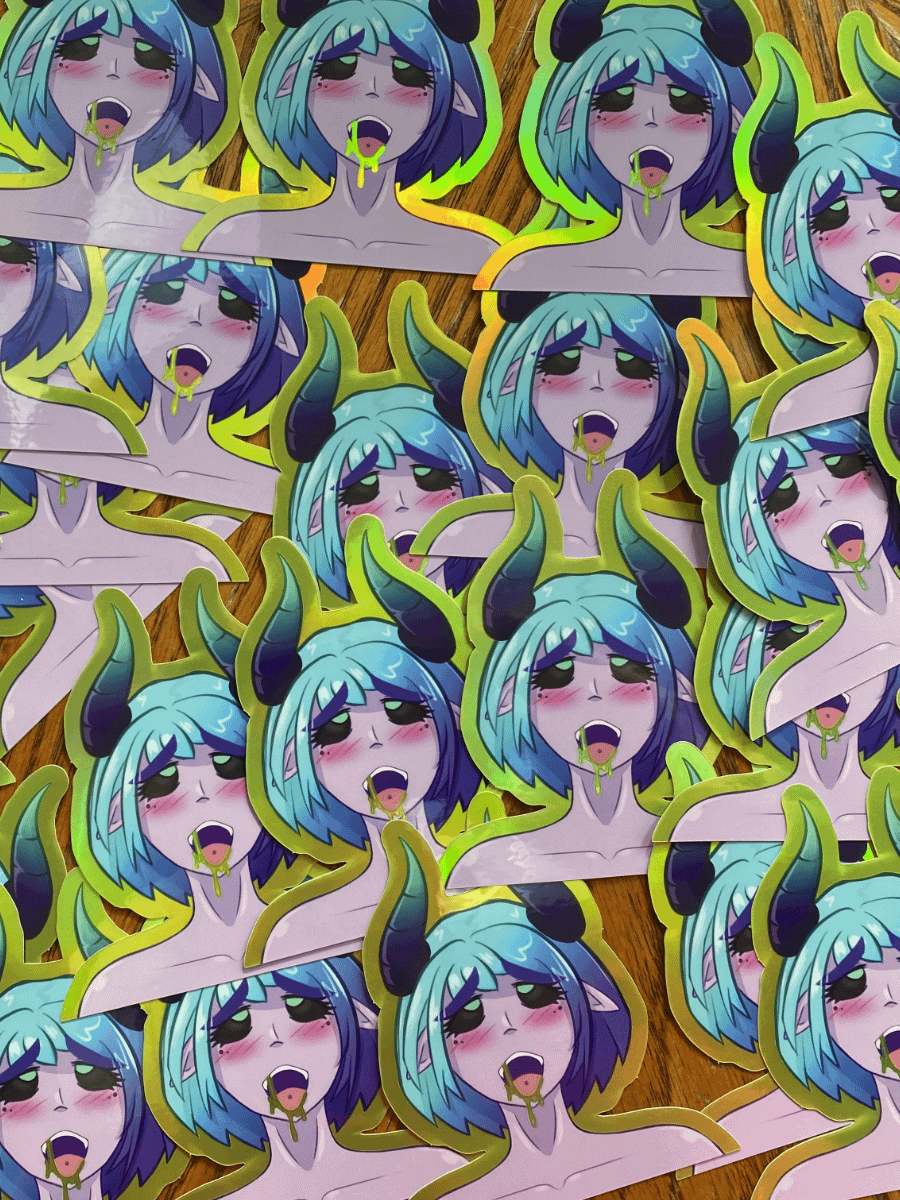 Shiva Slime Holographic Waterproof Sticker product image (2)