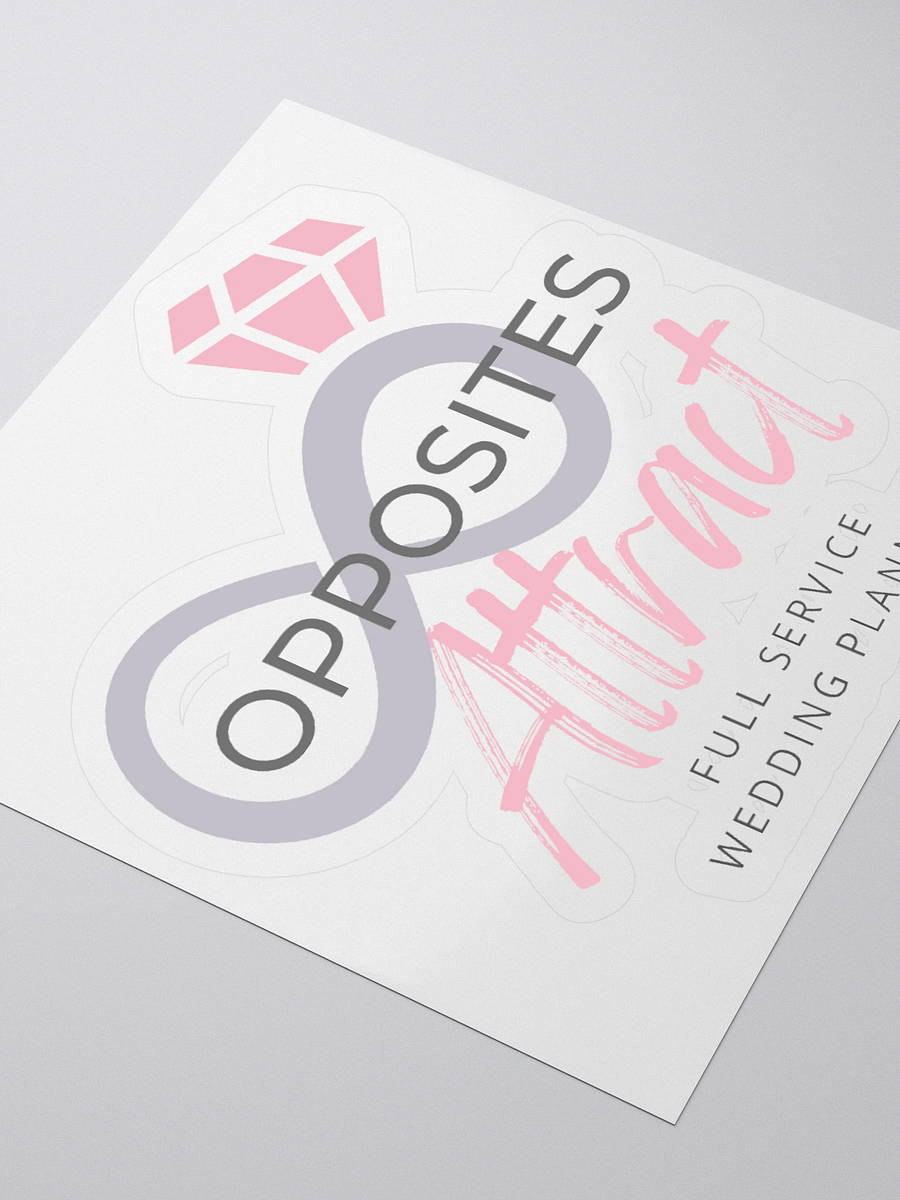 Opposites Attract Full Service Wedding Planner (Opposites Attract) Sticker product image (7)