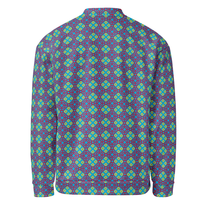 Multi Colored Batik Pattern Bomber Jacket product image (2)