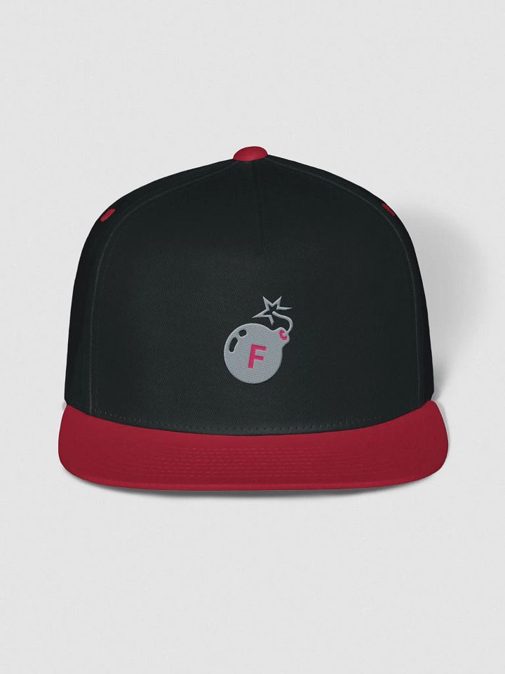 F-Bomb Cotton Twill Flat Bill Cap product image (1)