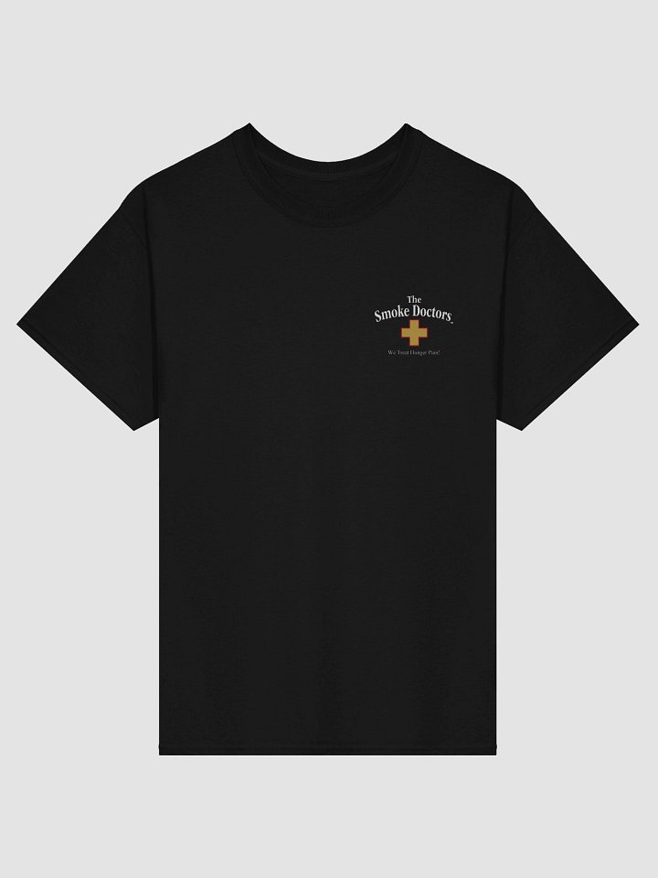 The Smoke Doctors UNISEX Heavyweight Black T-Shirt product image (1)
