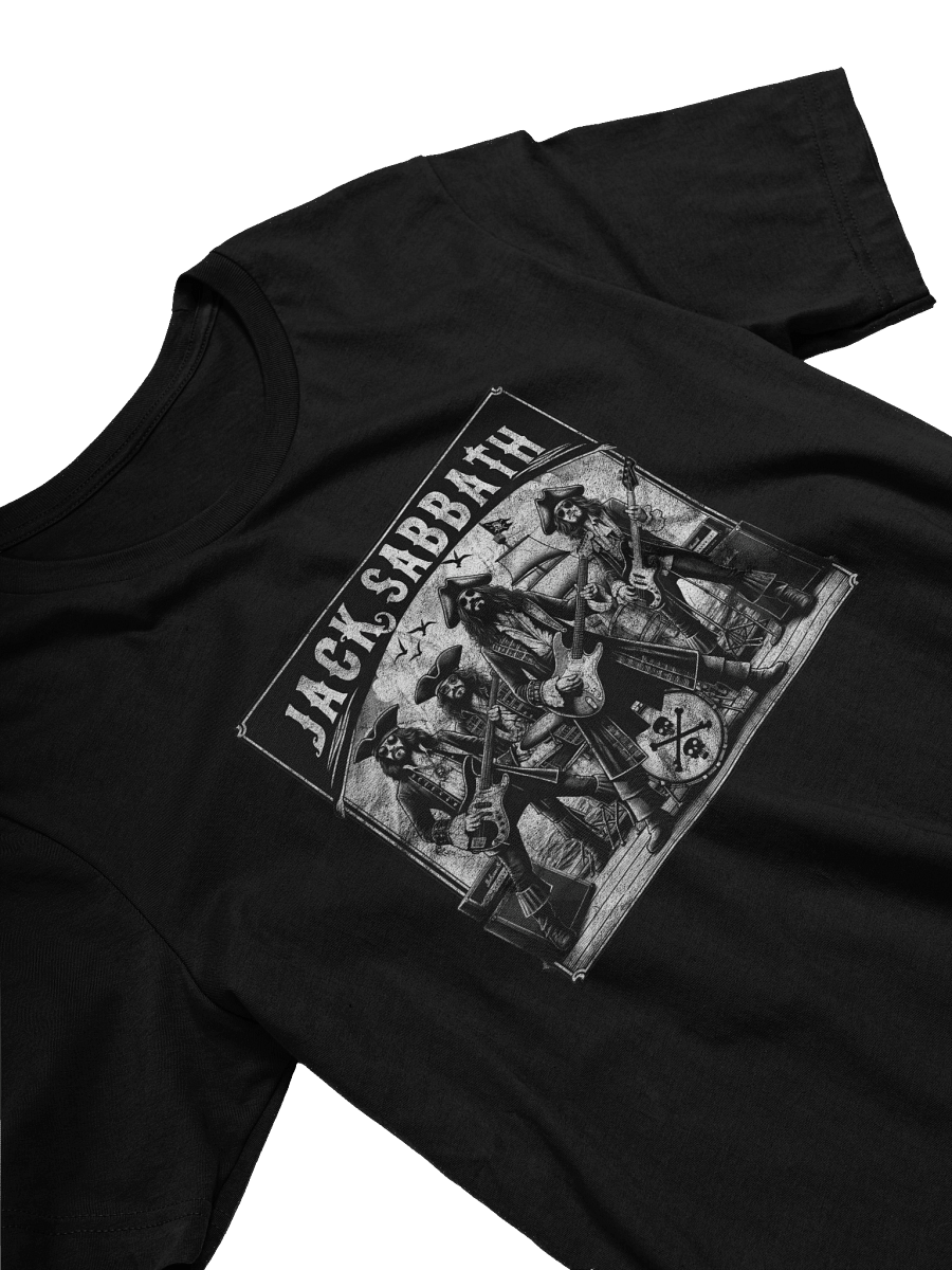 Jack Sabbath T-Shirt – Pirate Jack Sparrow Black Sabbath Parody Band Tee product image (3)