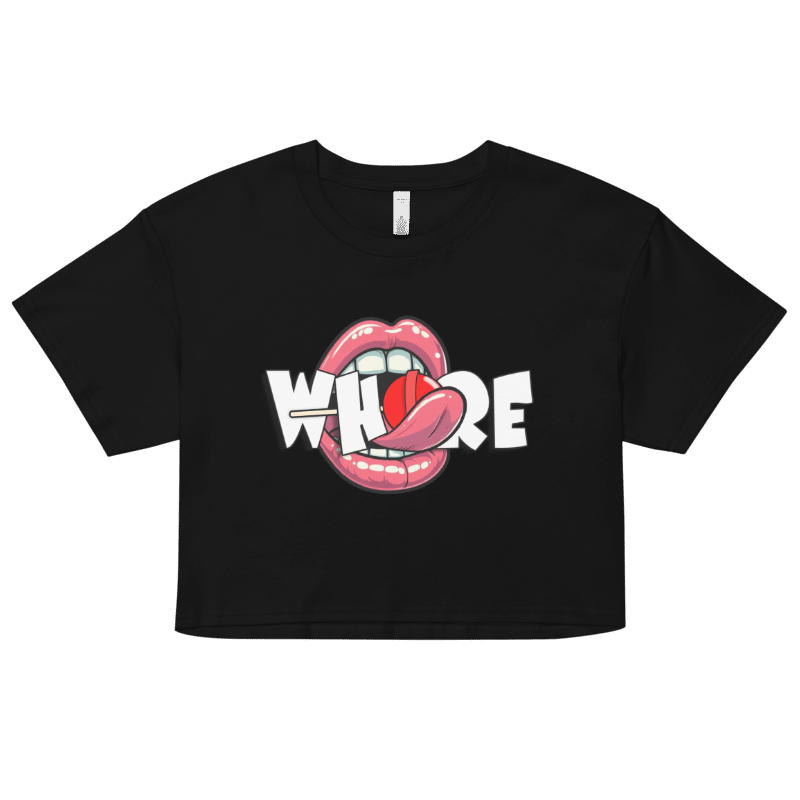 WHxRE PINK LIPS CROPTOP product image (1)
