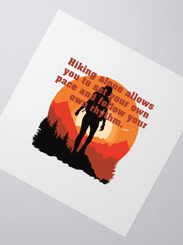 Hiking alone allows you to set your own pace and follow your own rhythm. product image (5)