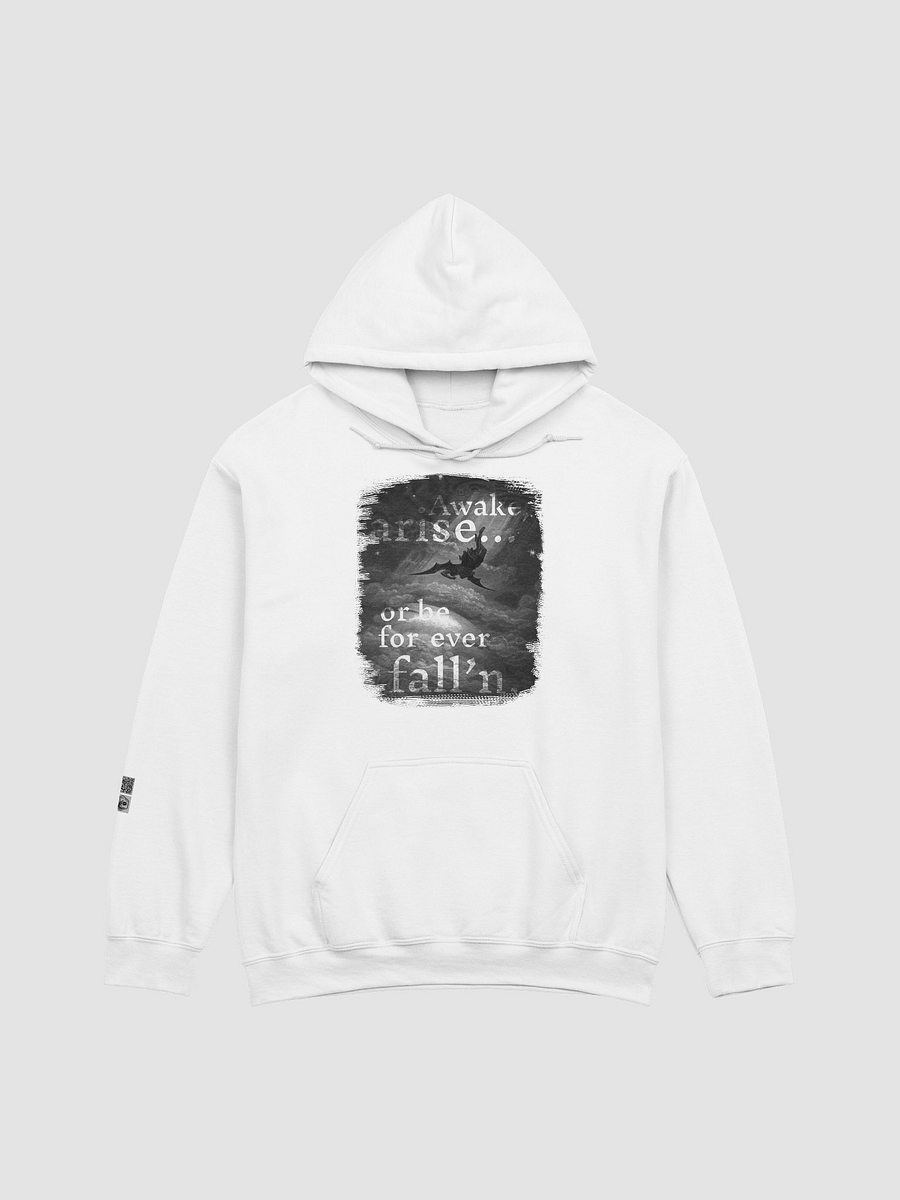 Inspirational Unisex Hoodie - 'Awake, Rise, Forever Fall'n' product image (3)