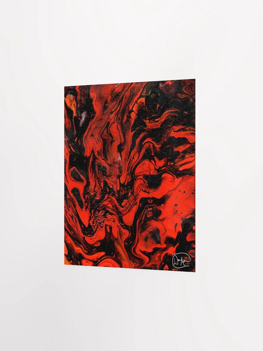 Demon In My Headphones Fluid Acrylic Print product image (2)