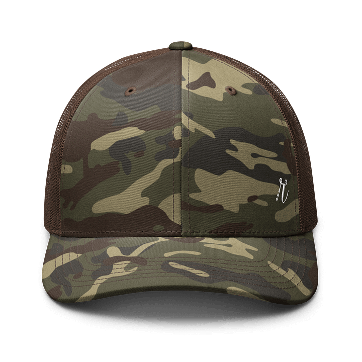 Embroidered R³ - Camo Trucker Cap product image (1)