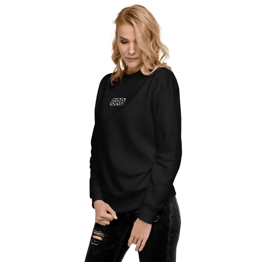 GR8 Minimal Embroidered Sweatshirt (Dark Ver.) product image (12)