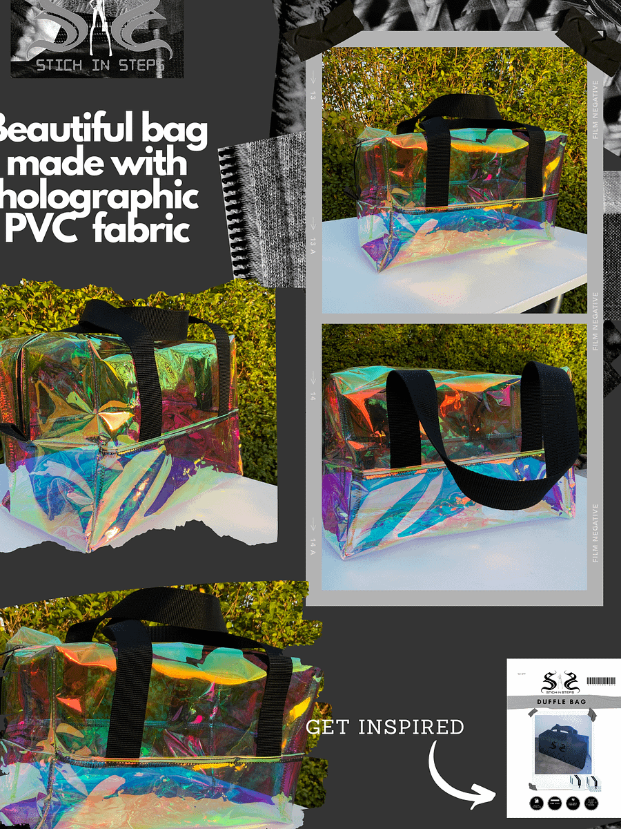 Small Duffle bag - Digital sewing pattern product image (10)
