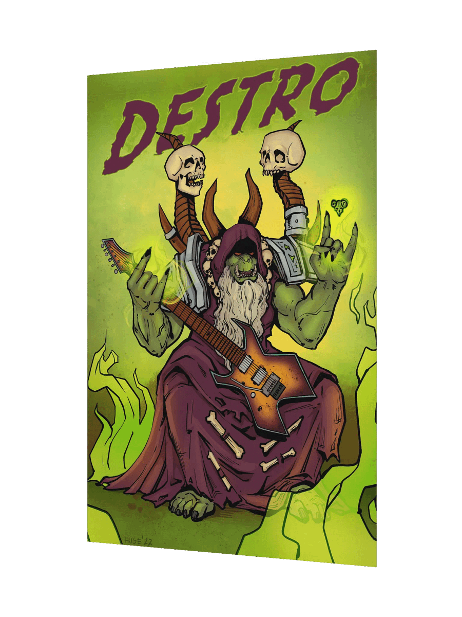 Orc Warlock Matte Poster product image (3)