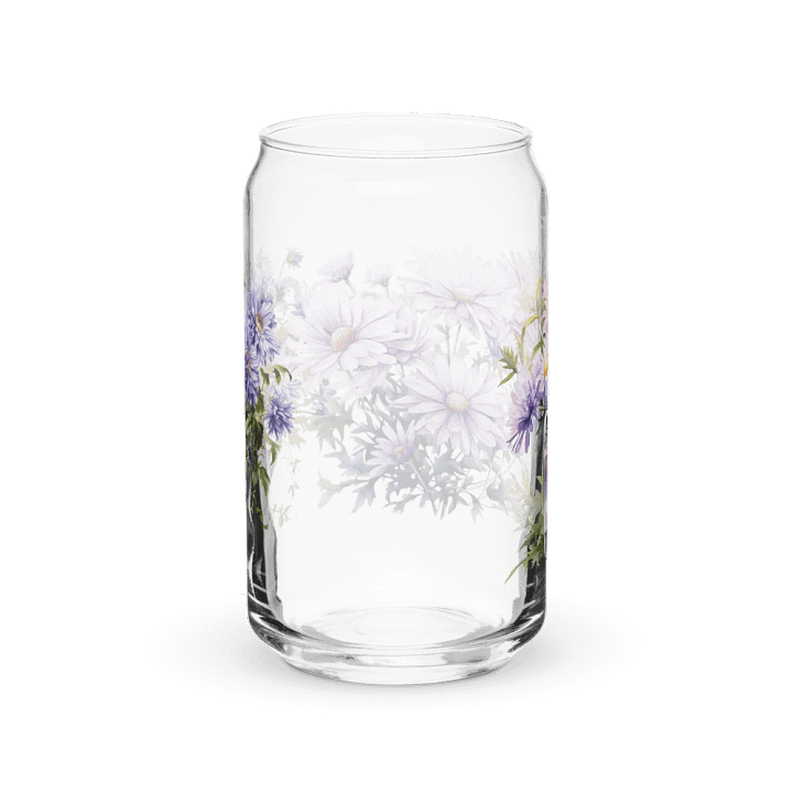 Daisy Delight Glass Can Sipper product image (2)