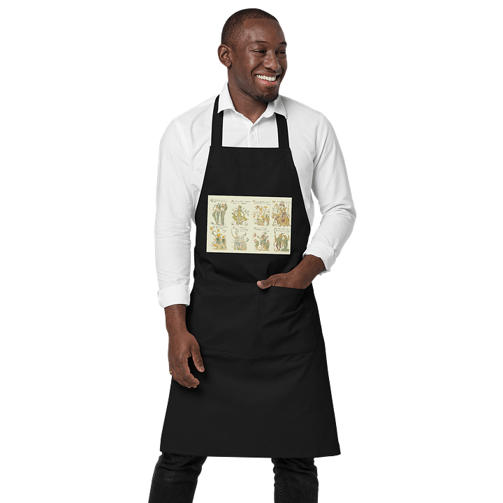 Flora’s Feast Apron – Vintage Botanical Elegance by Dr. Mac product image (1)