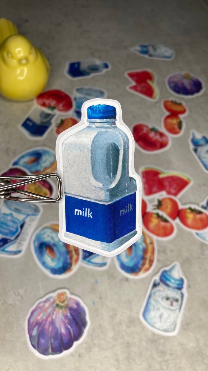 Milk vynyl sticker product image (1)