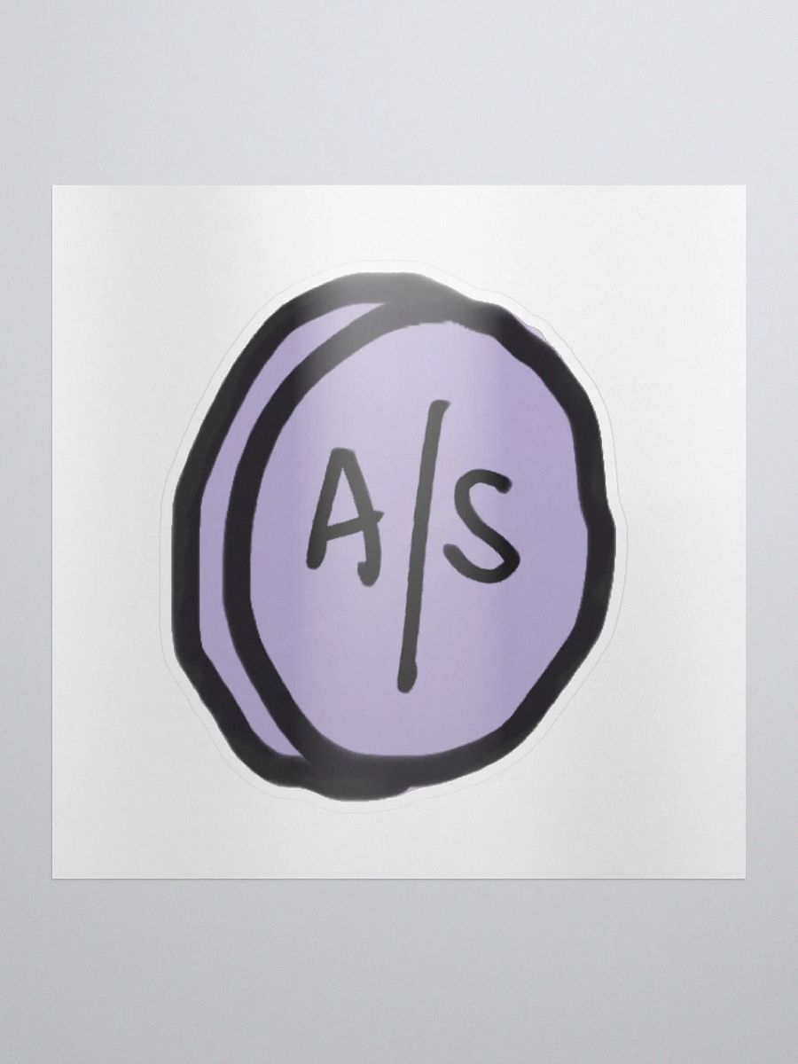 AS Initials (Gen 1) Sticker product image (1)