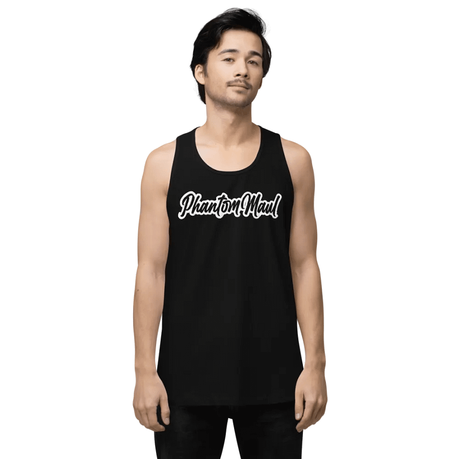 White 'PhantomMaul' Men's Tank Top product image (23)