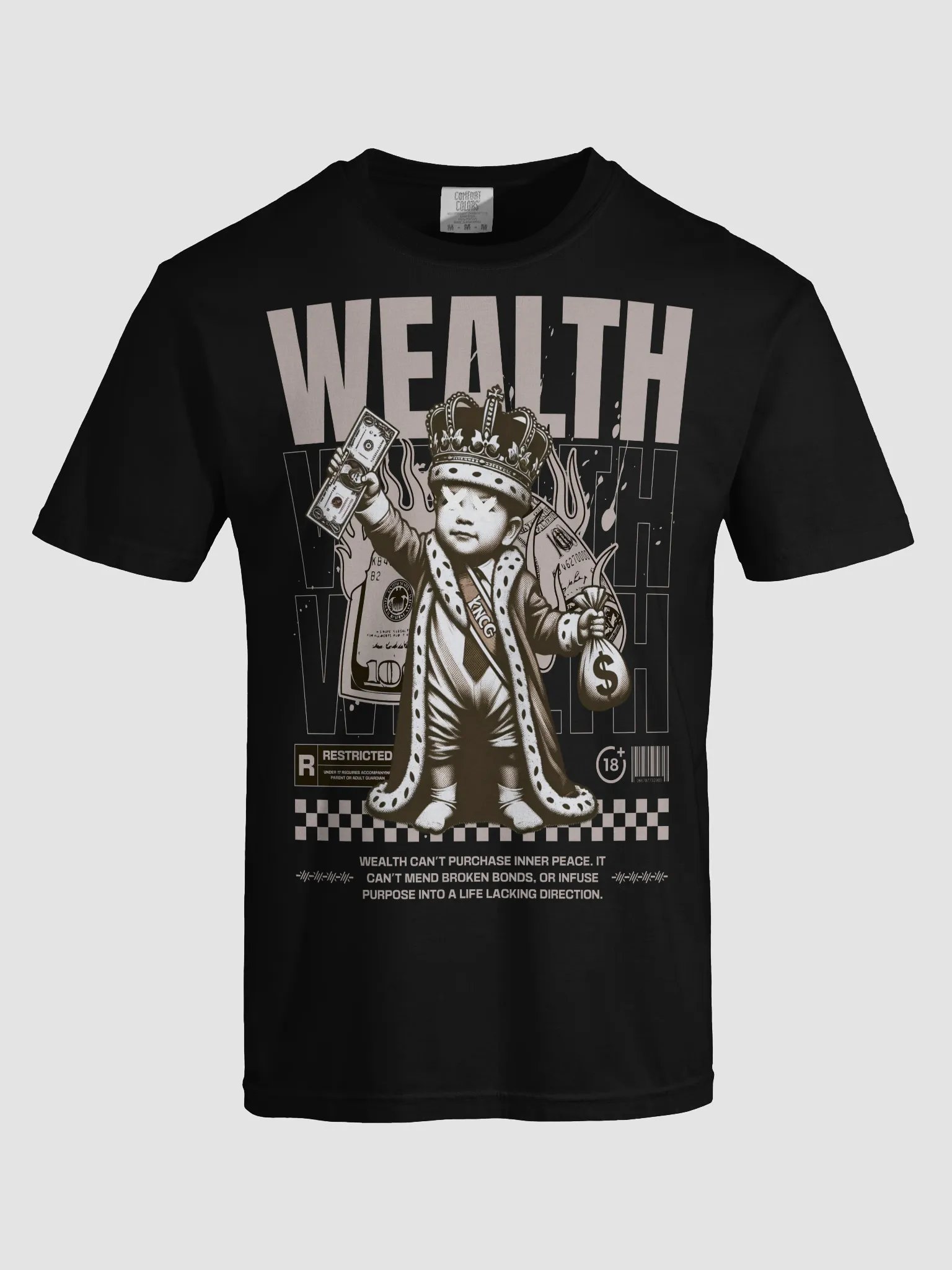 King of Wealth Heavyweight Tee product image (51)