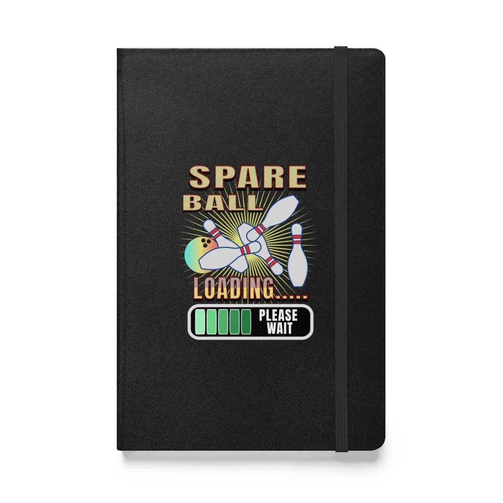 Spare Ball Bowling Hardcover Notebook product image (1)