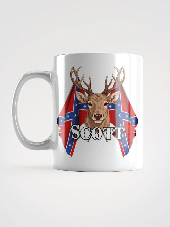 "Scott" Rebel Redneck Deer - White Mug product image (2)
