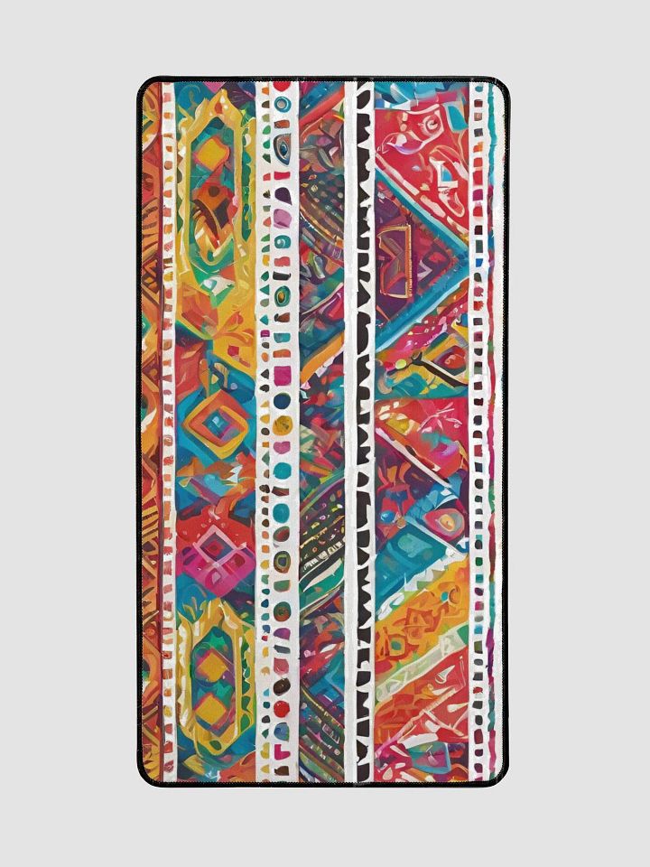 morocan influence colorful design desk mat product image (2)