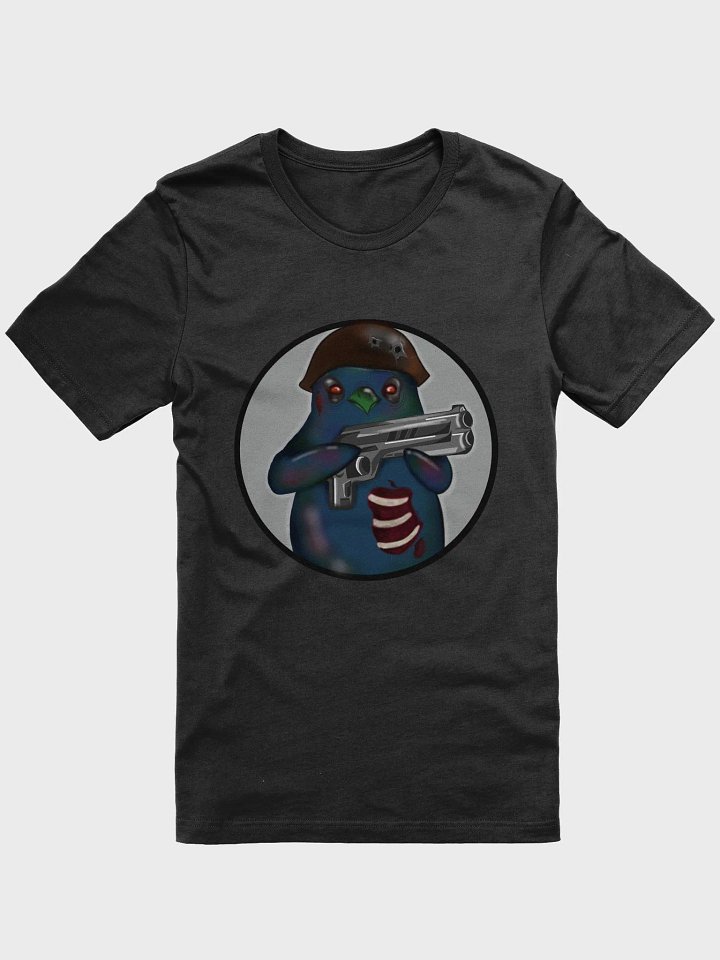 Menacing Bird Gunner T-Shirt Logo Color Gray product image (2)