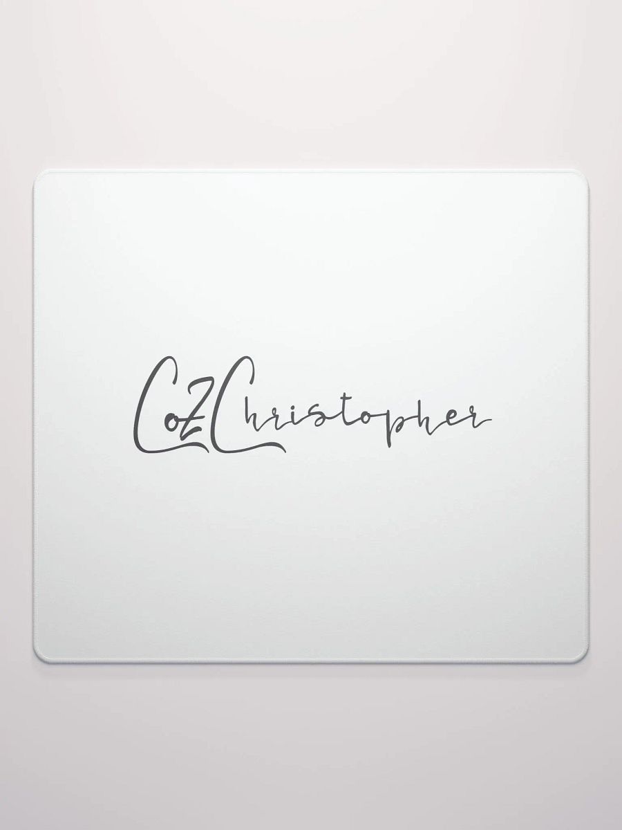 White Signature CoZChristopher Mouse Pad product image (2)