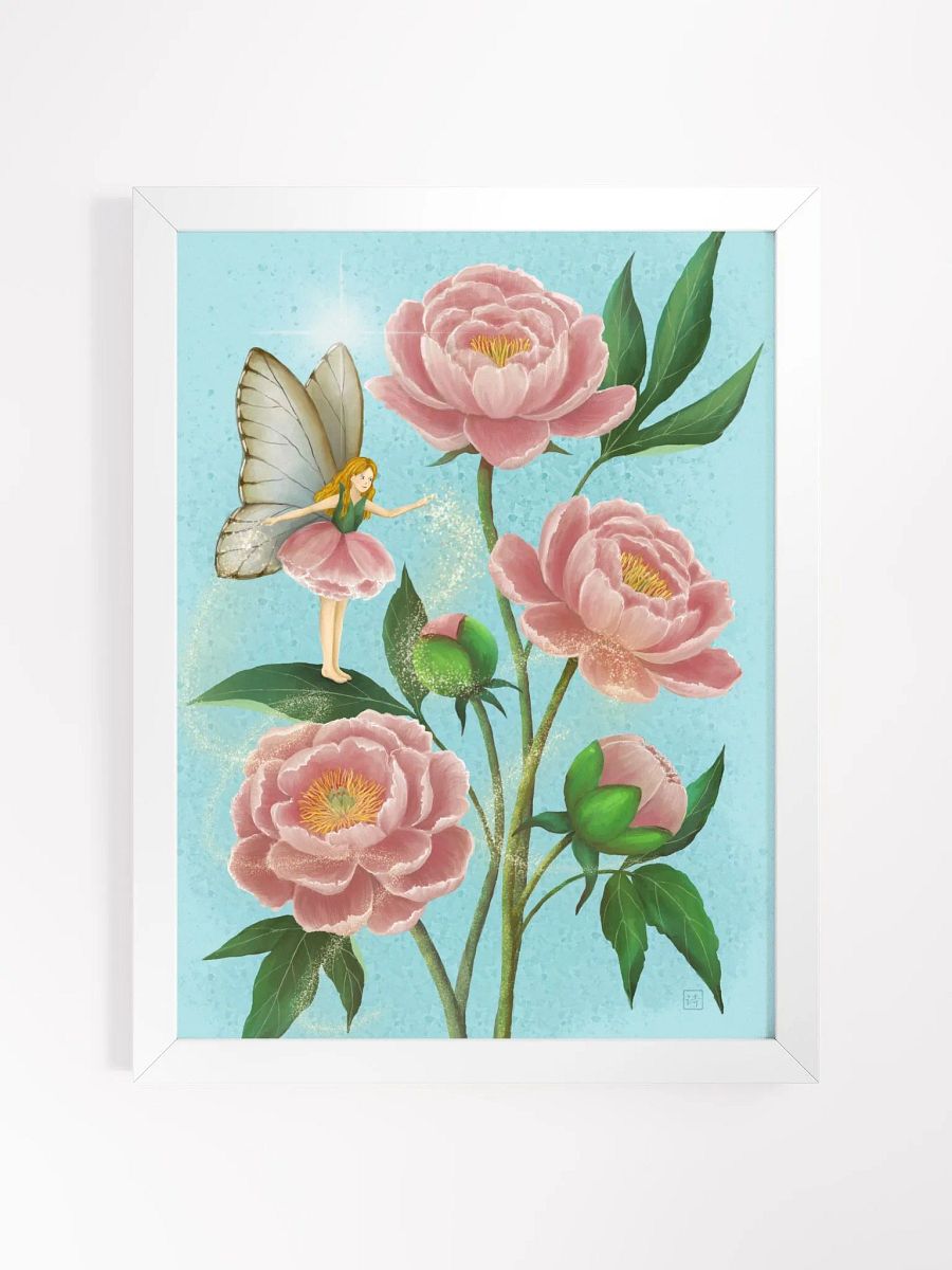 Framed Art Print - Peony Fairy Magic product image (1)
