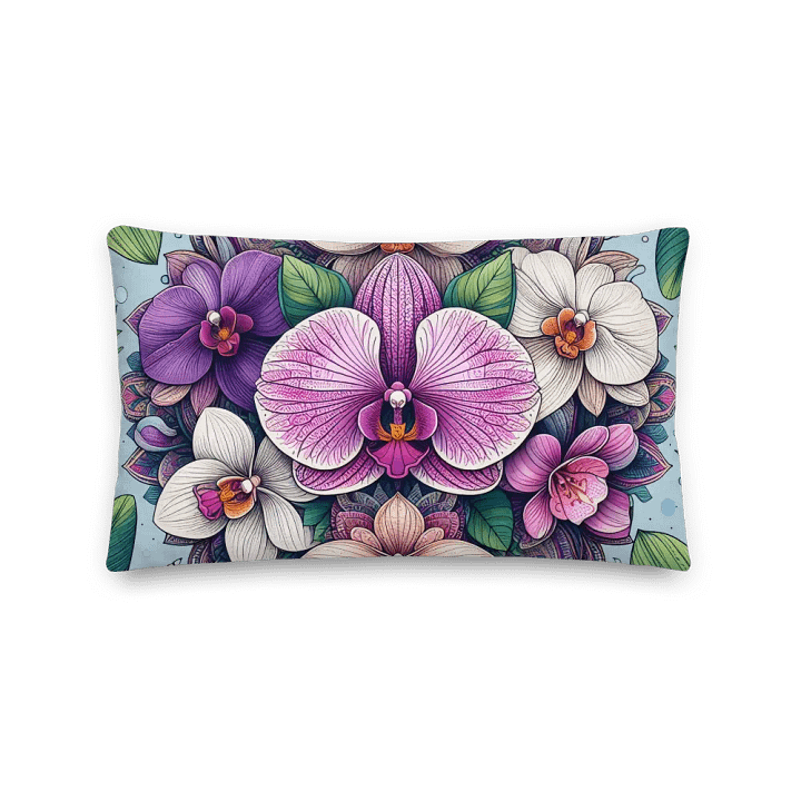 Linen Luxe Premium Pillow | Ai Design flower product image (2)