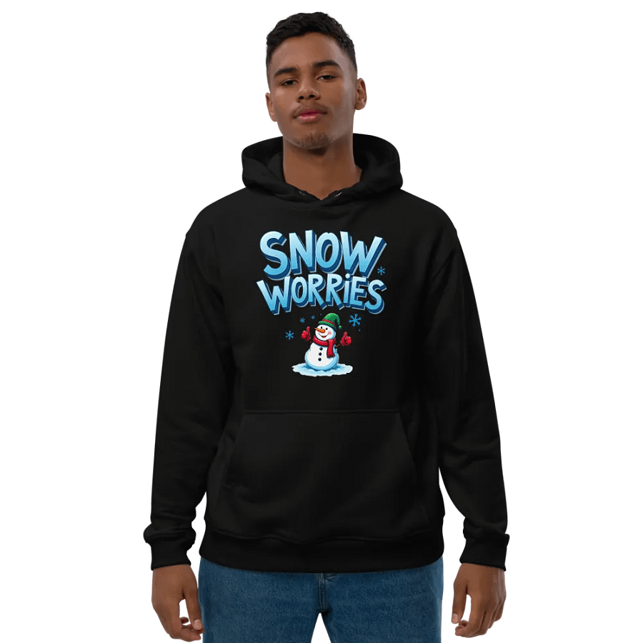Snow Worries Eco Hoodie product image (1)