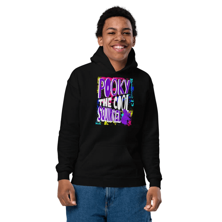 Pooky the Cool Squirrel Youth Hoodie product image (2)
