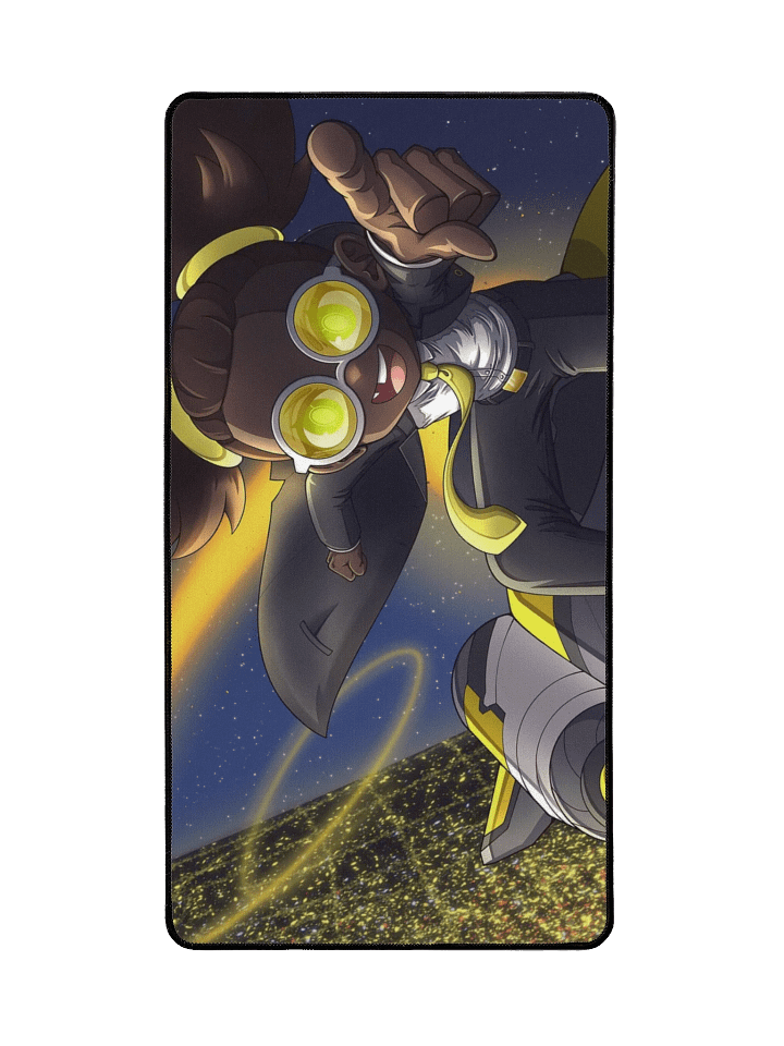 (15.5" x 31.5") Night Sky Luna Mousepad product image (2)