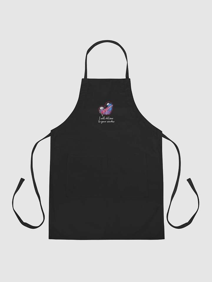 I will deliver to your window Embroidered Apron product image (1)