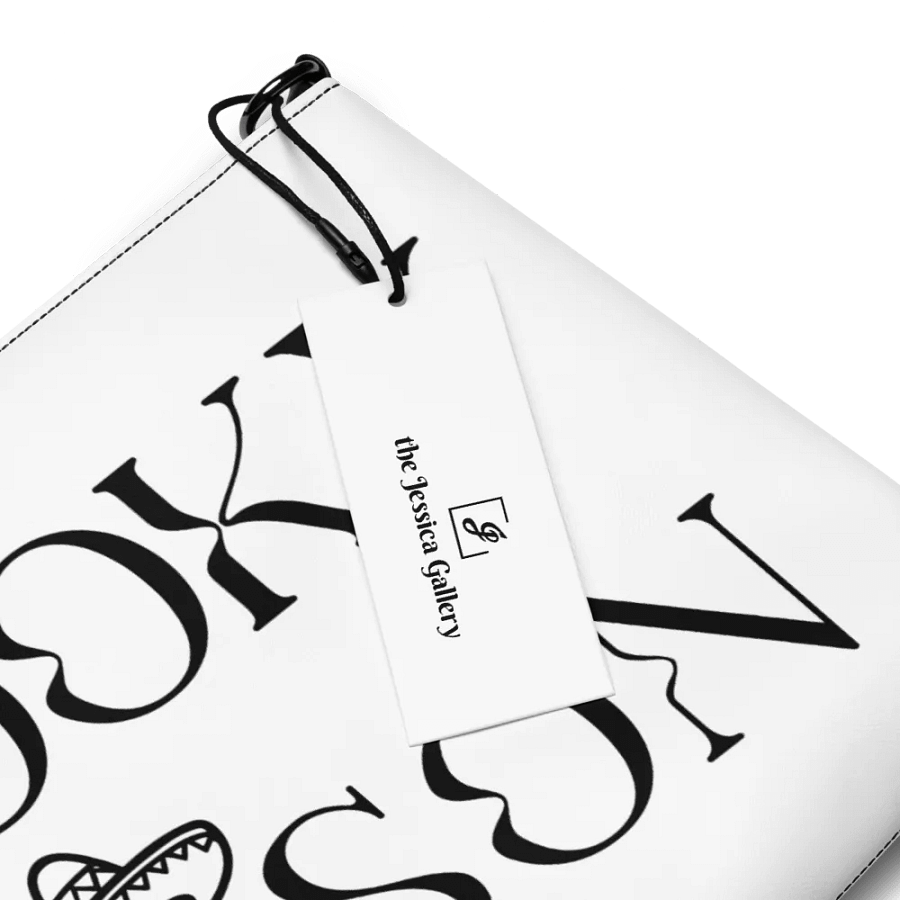 Spooky Season Sombrero Ghost Monochrome Flip-Sided Faux Leather Crossbody Bag product image (5)