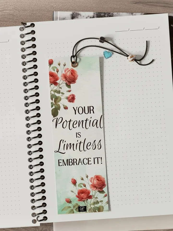 FREE Rose Bookmark Printable, Inspirational Sayings With June's Birth Month Flower product image (2)