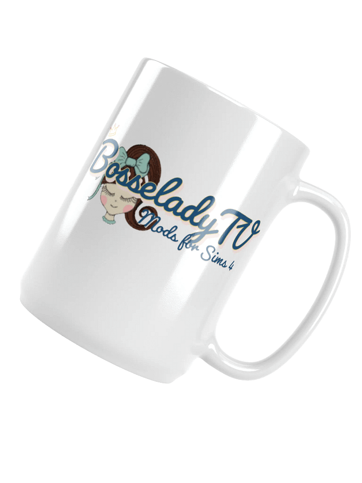 BosseladyTV Logo 15 oz Mug product image (2)