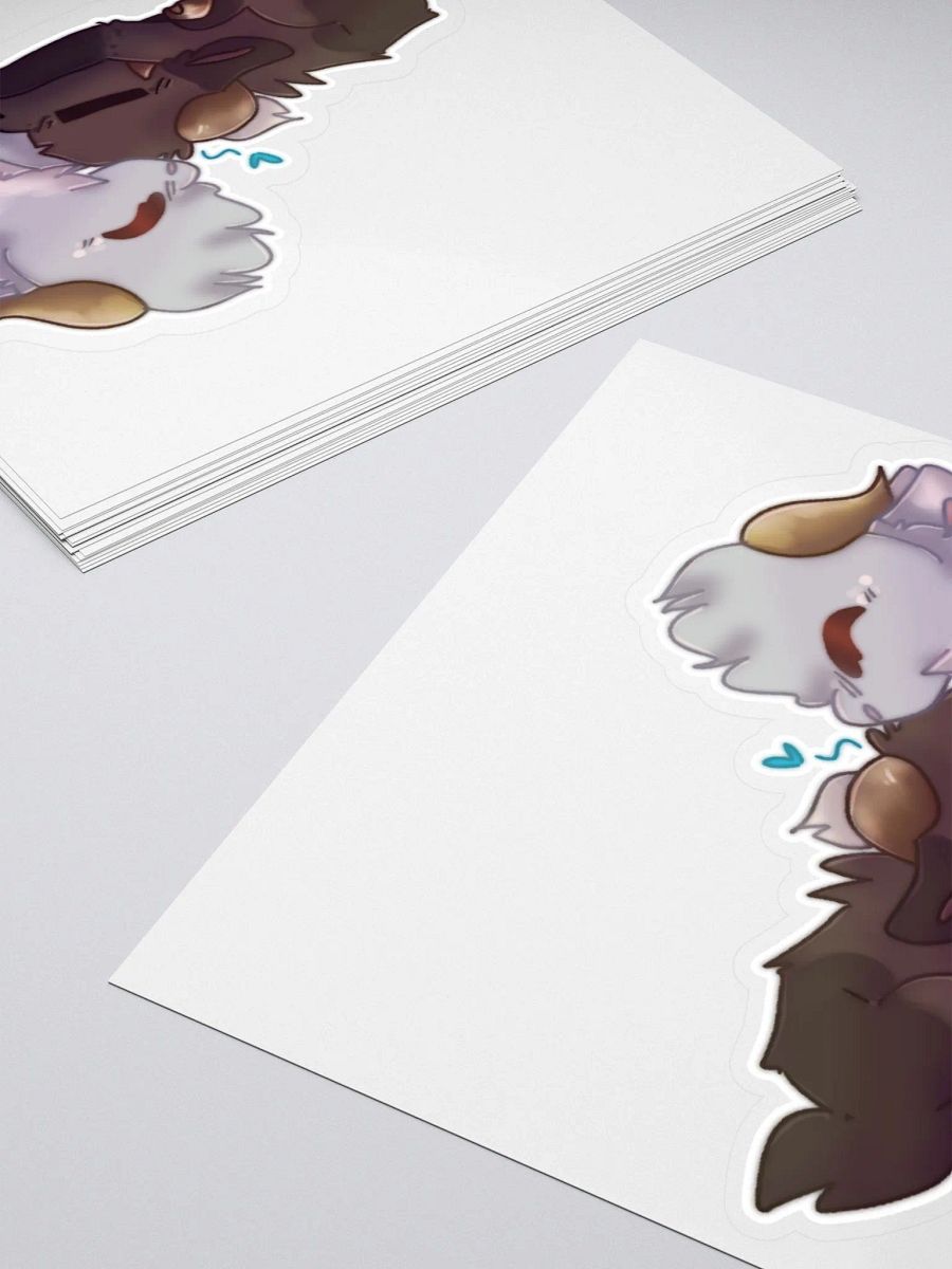 Goat Cuddles Sticker 3