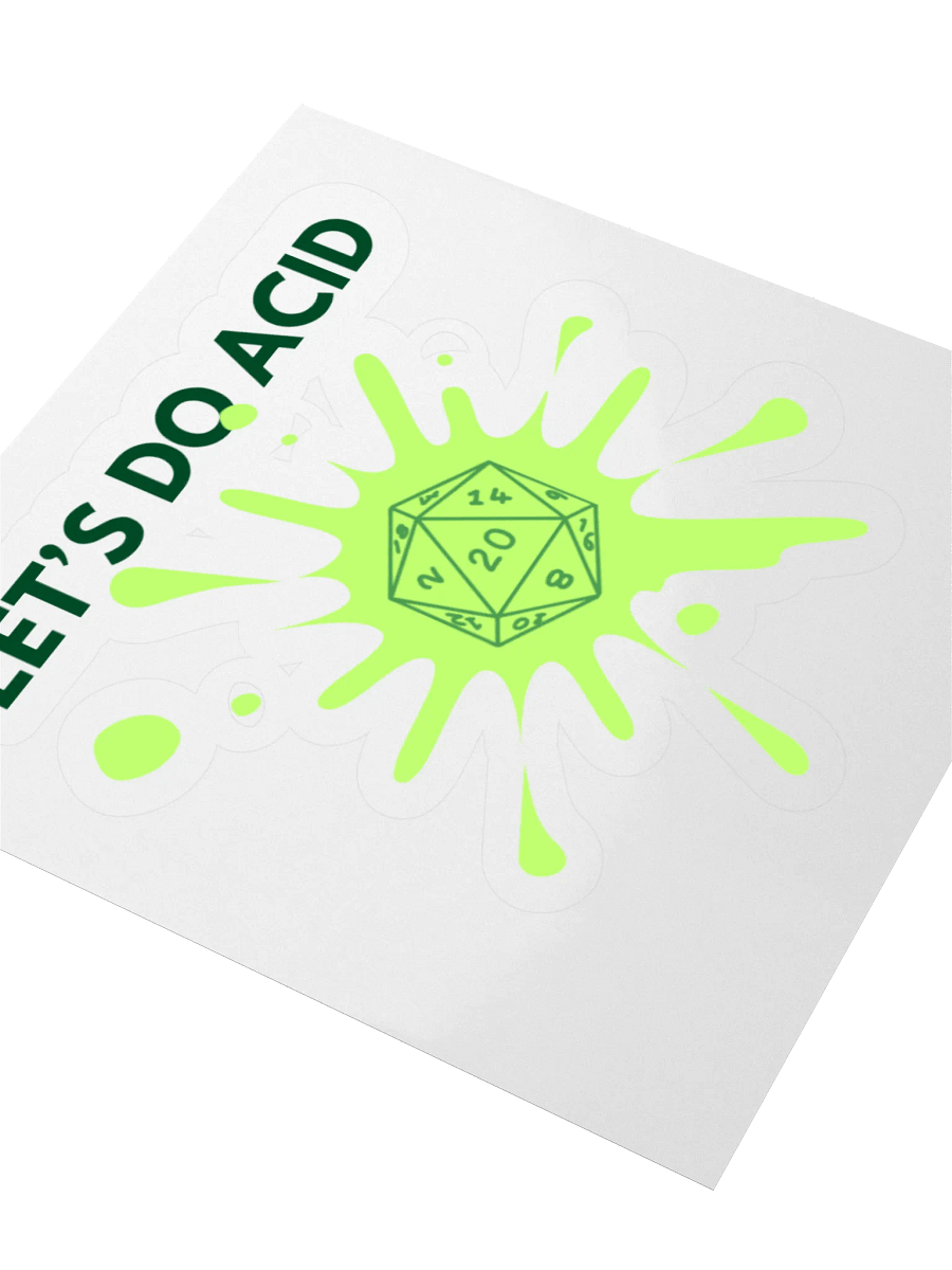 "Let's Do Acid" Sticker product image (3)