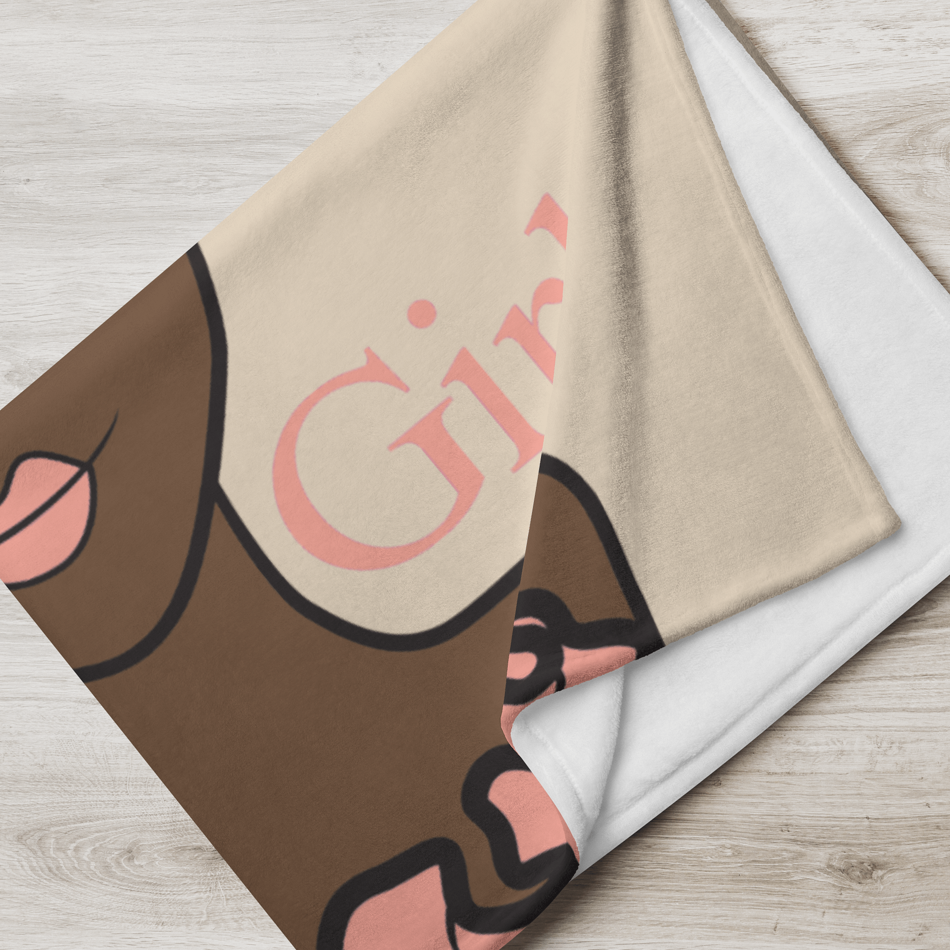 Beautiful Brown Girl Signature Blanket — The Bliss Collection product image (6)