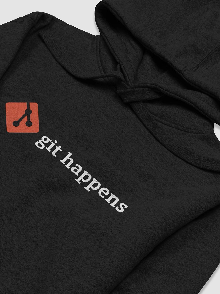 Git Happens T-Shirt – Developer Life, One Commit at a Time - Unisex Premium Hoodie product image (12)