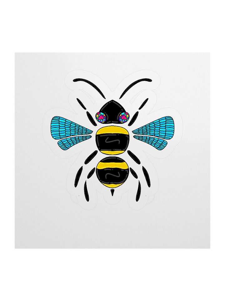 Glass Bee Stickers product image (3)