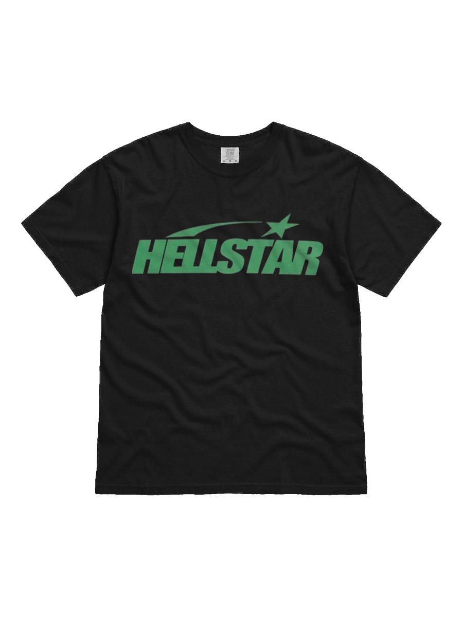 Hellstar Classic T-shirt (Regular Print) Black/Green product image (1)