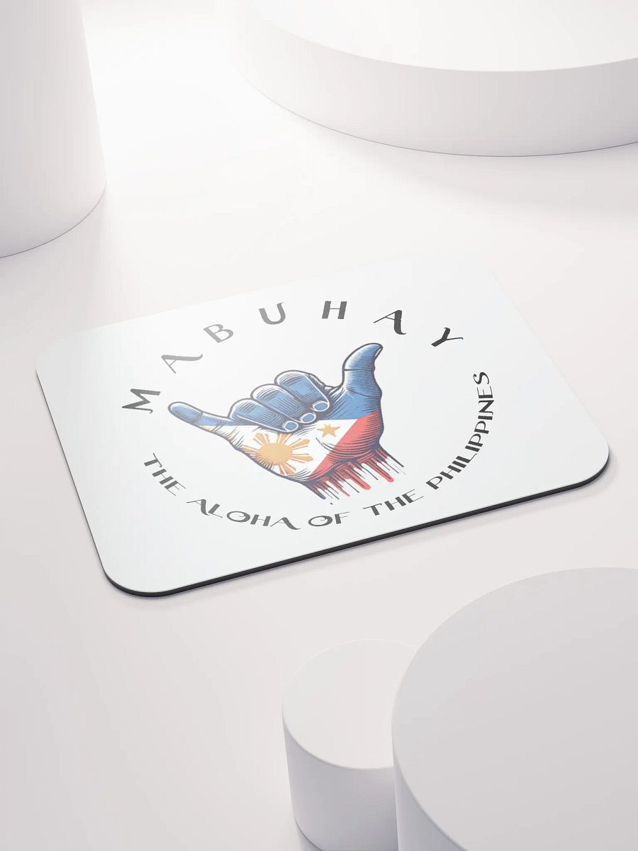 MABUHAY THE ALOHA OF THE PHILIPPINES MOUSE PAD - SHAKA HANG LOOSE VIBES FOR YOUR WORKSPACE product image (4)