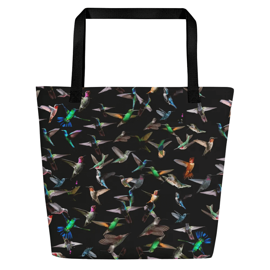 colorful hummingbirds tote for birders friends moms product image (3)
