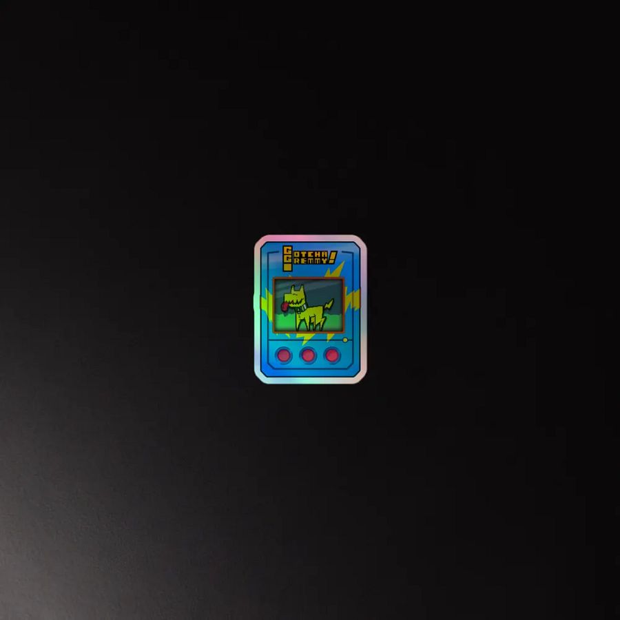 Gotcha Gremmy! [RARE Blue/Yellow] - Sticker product image (2)